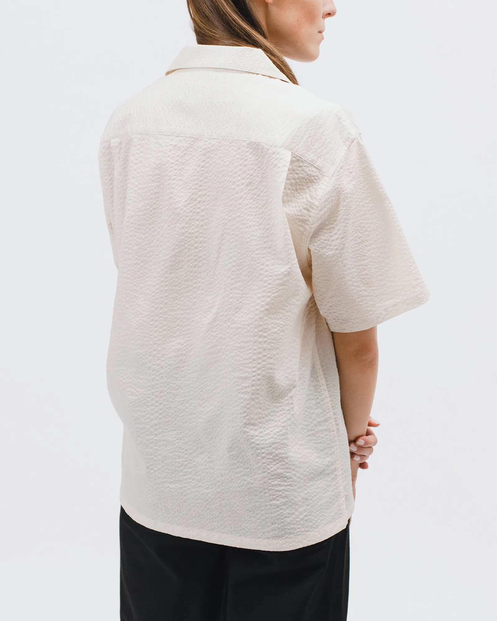 Crepe SS Shirt - Natural