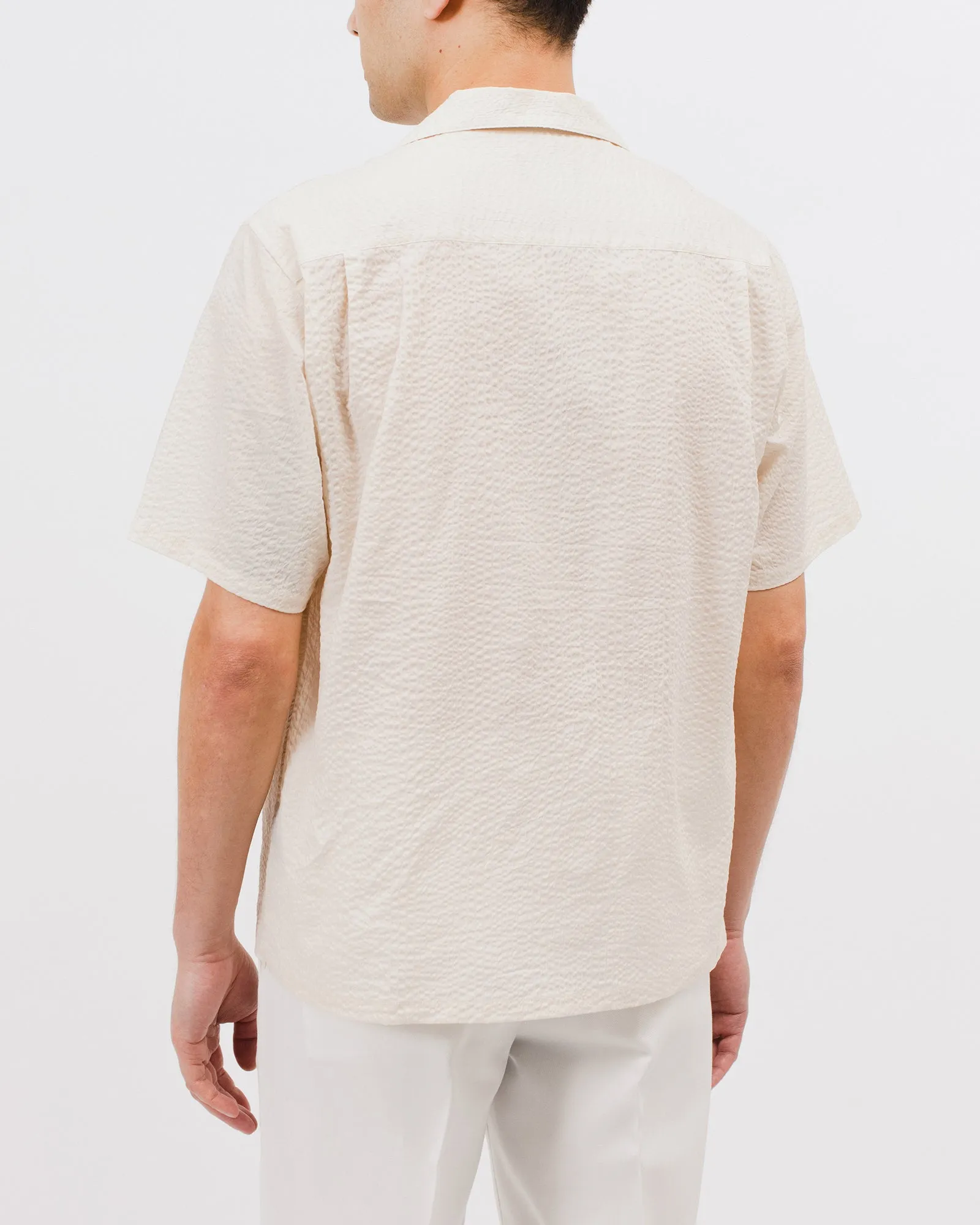 Crepe SS Shirt - Natural