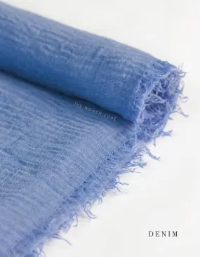 Crinkle Hijab - Cornflower Blue Crinkle Hijab - Cornflower Blue