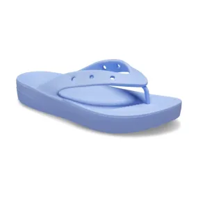 Crocs Women's Classic Platform Flip - Moon Jelly Crocs Women's Classic Platform Flip - Moon Jelly