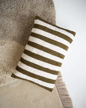 Cushion Stripe Green/Beige Cushion Stripe Green/Beige