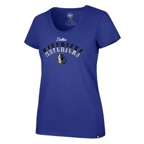 DALLAS MAVERICKS 47BRAND WOMENS SPARKLE SCOOP TEE