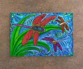 Dancing Dragonflies Cutting Board Dancing Dragonflies Cutting Board