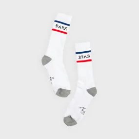 Dark Seas Old E Crew Socks - White Dark Seas Old E Crew Socks - White
