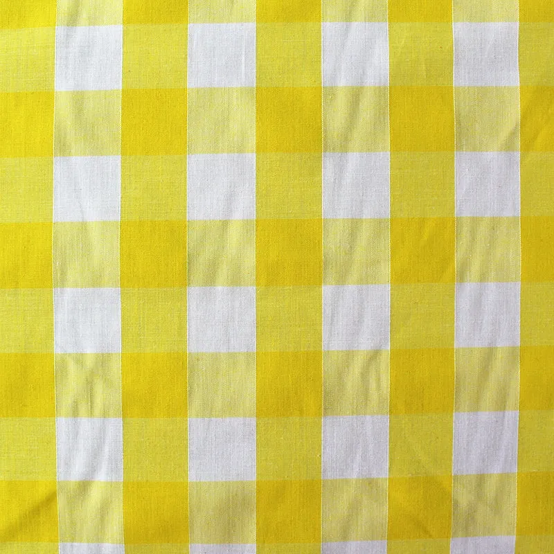 Dressmaking Bold Gingham - Bright Yellow