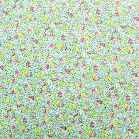 Dressmaking Floral Cotton Lawn - Neon - June