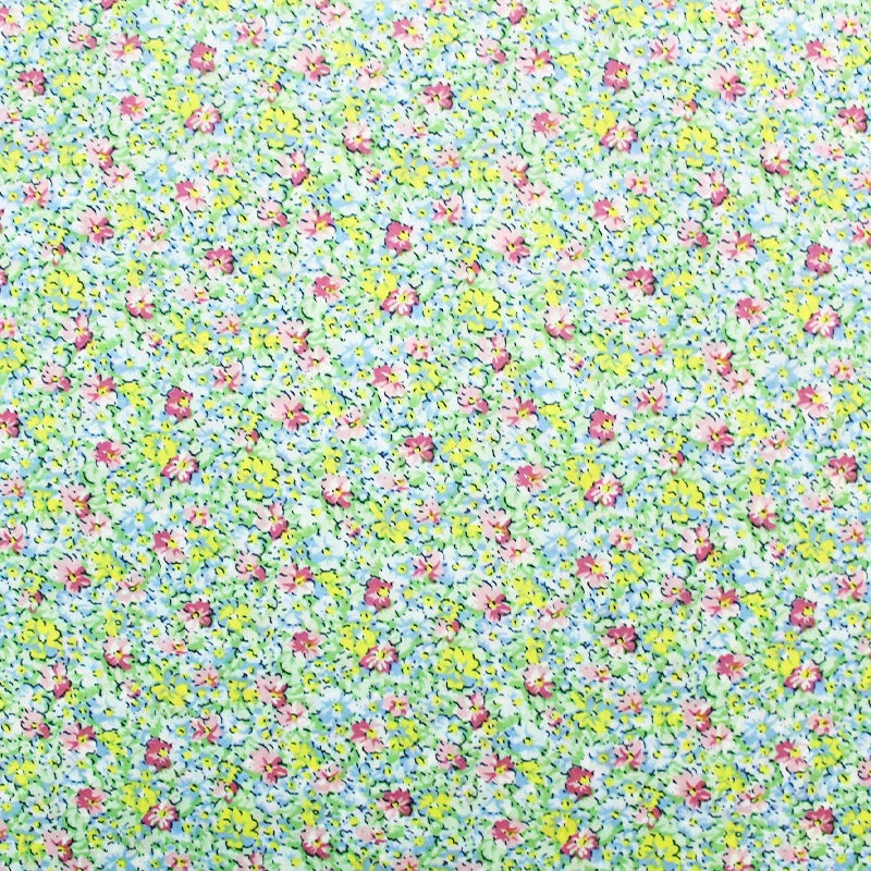 Dressmaking Floral Cotton Lawn - Neon - June