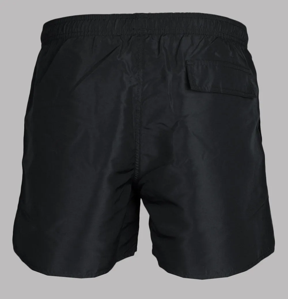 EA7 Gold Badge Logo Swim Shorts Black