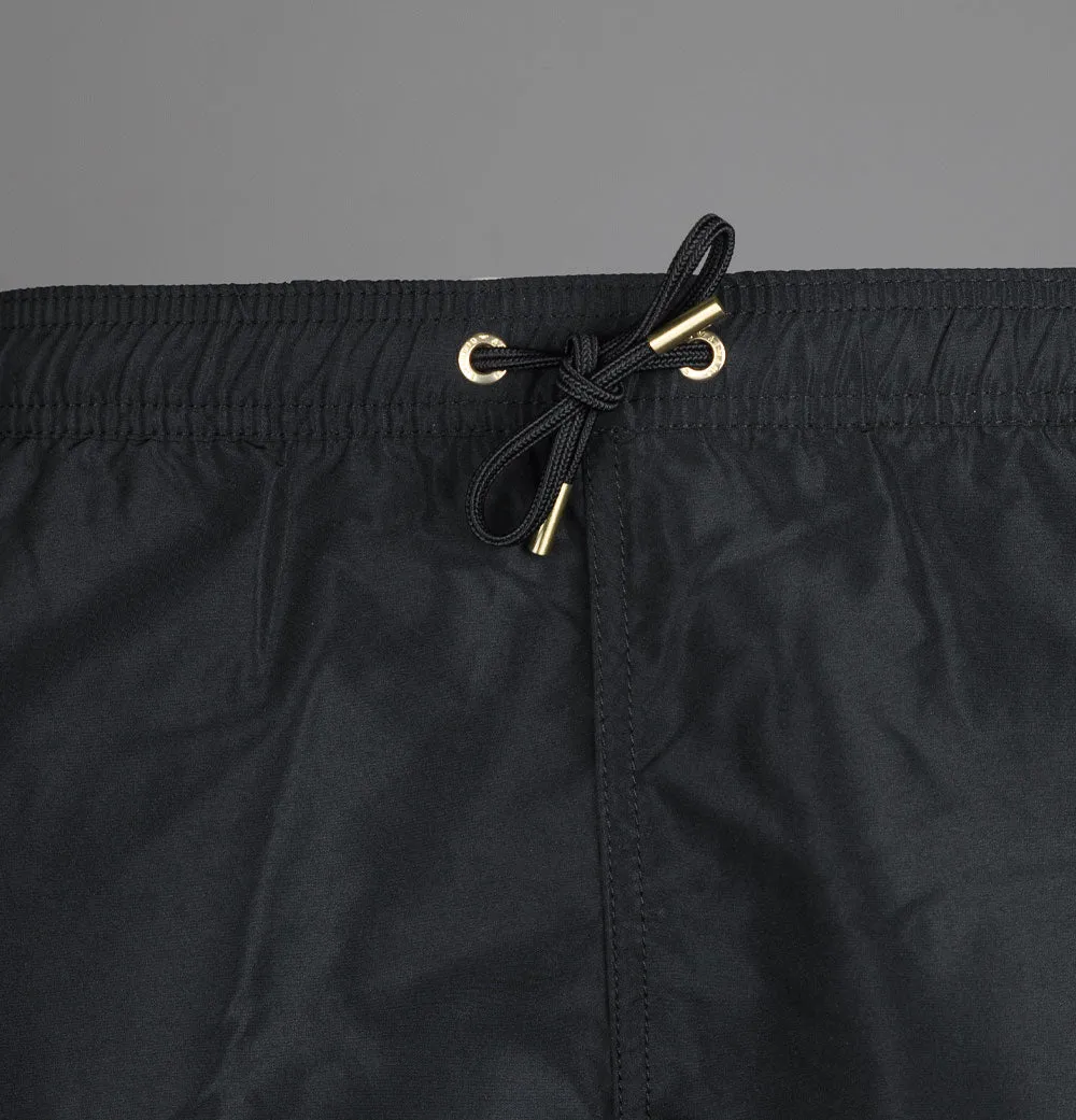 EA7 Gold Badge Logo Swim Shorts Black