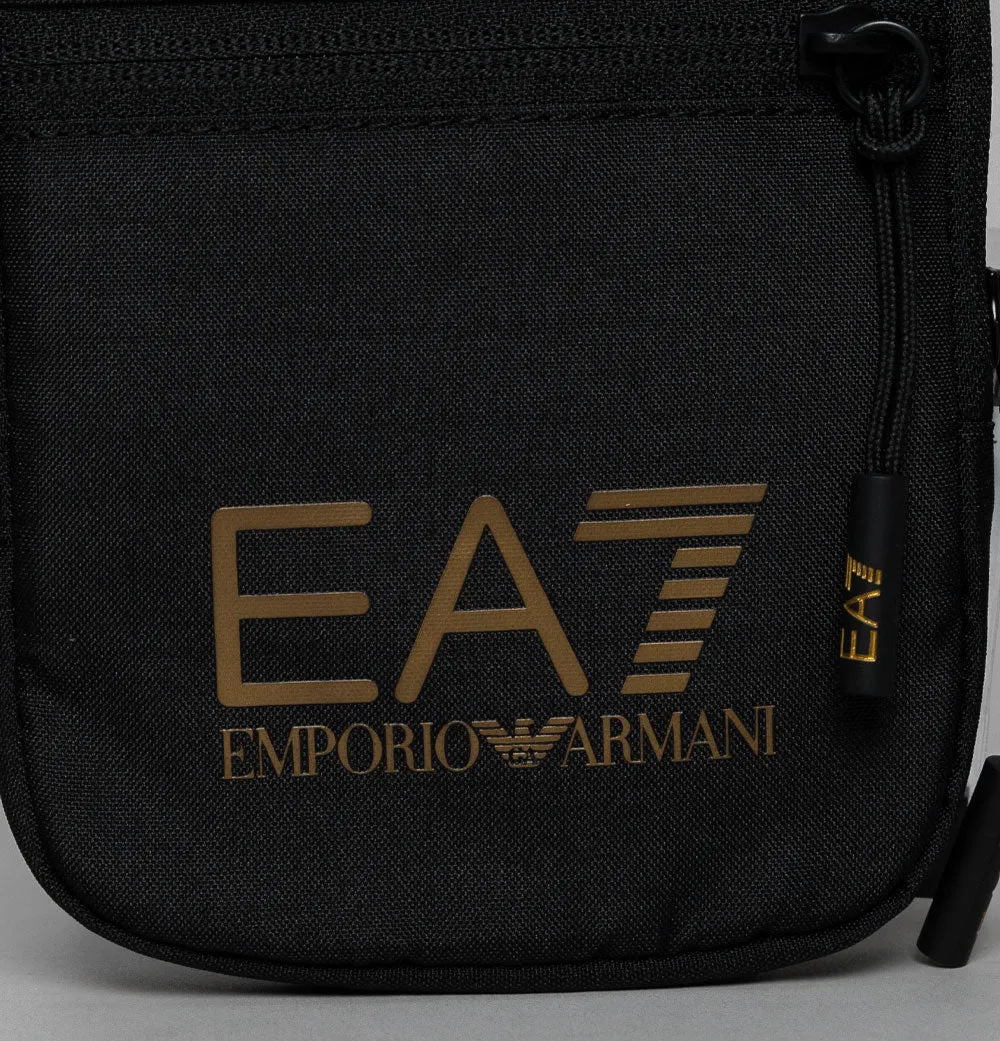 EA7 Mini Train Core Pouch Bag Black/Gold
