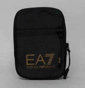 EA7 Mini Train Core Pouch Bag Black/Gold EA7 Mini Train Core Pouch Bag Black/Gold