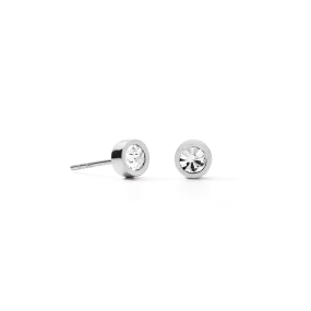 Earrings Sparkling Dot silver crystal Earrings Sparkling Dot silver crystal