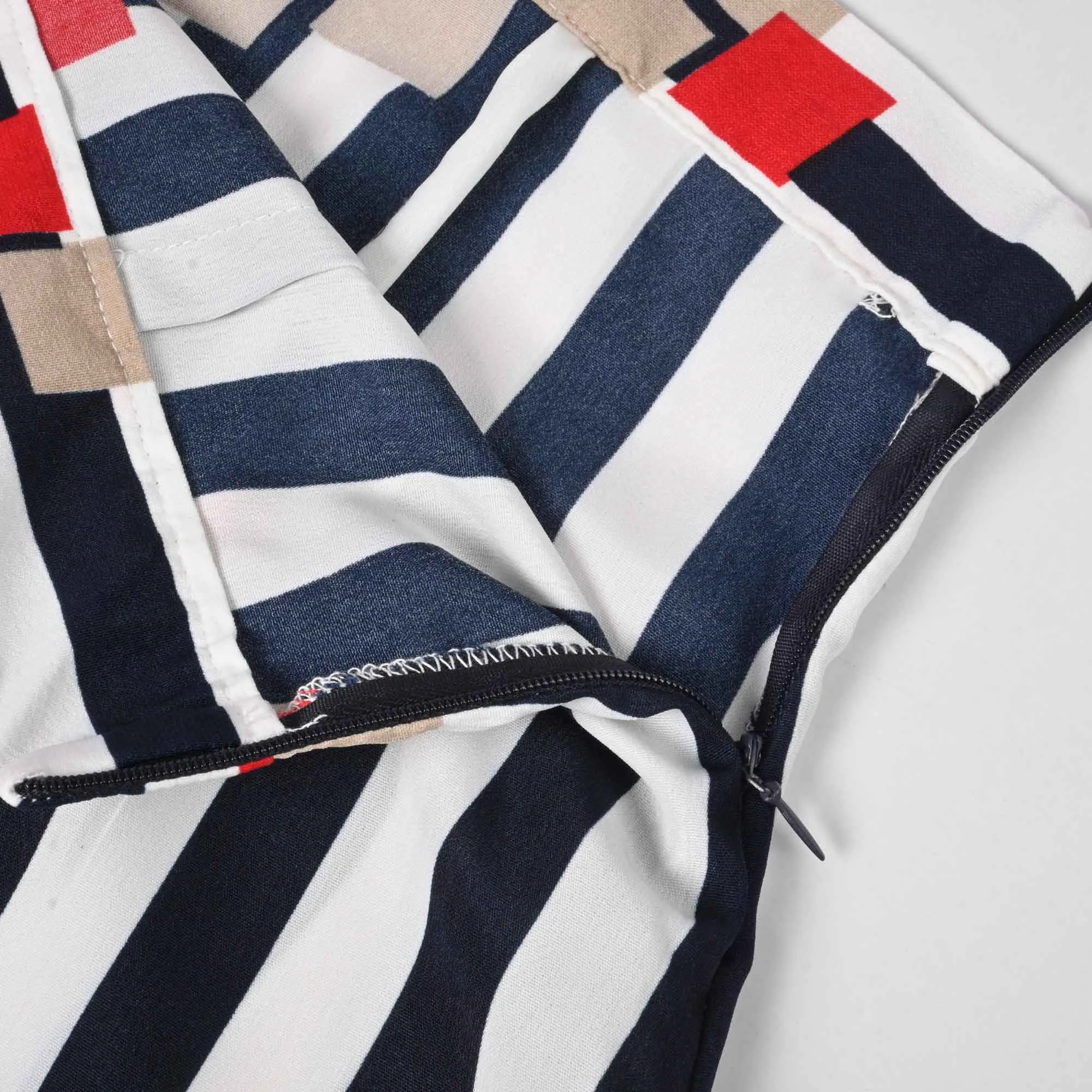 East West By Polo Republica Women's Striped Design Co-Ord Set
