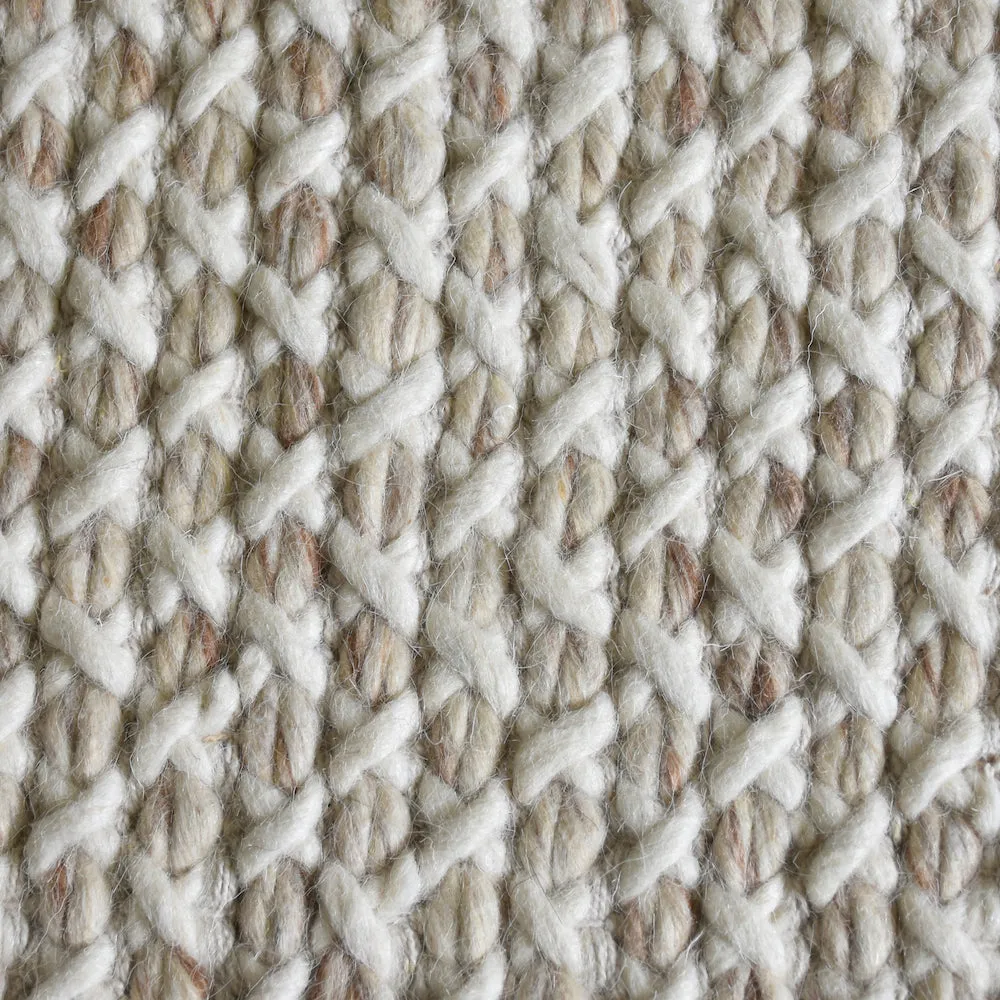 Edmond Beige Wool Rug
