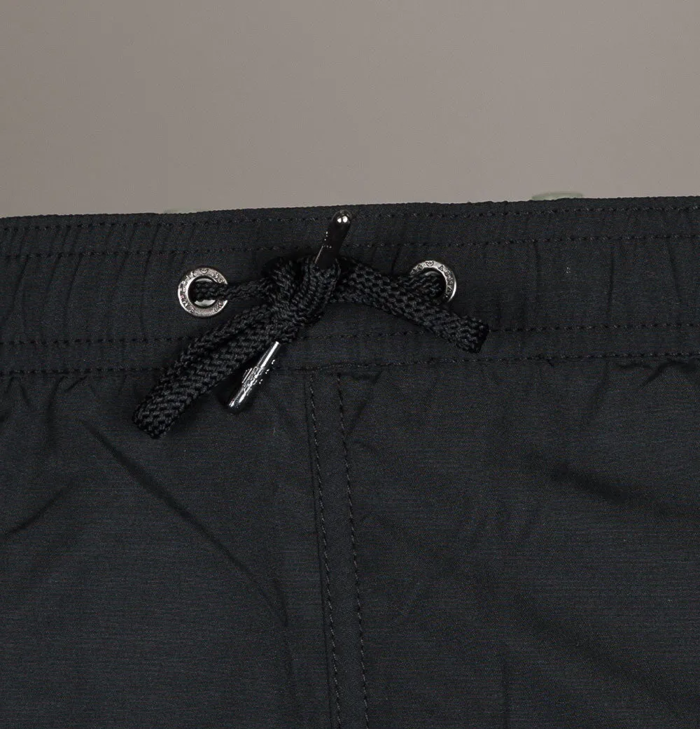 Emporio Armani Side Panel Logo Swim Shorts Black