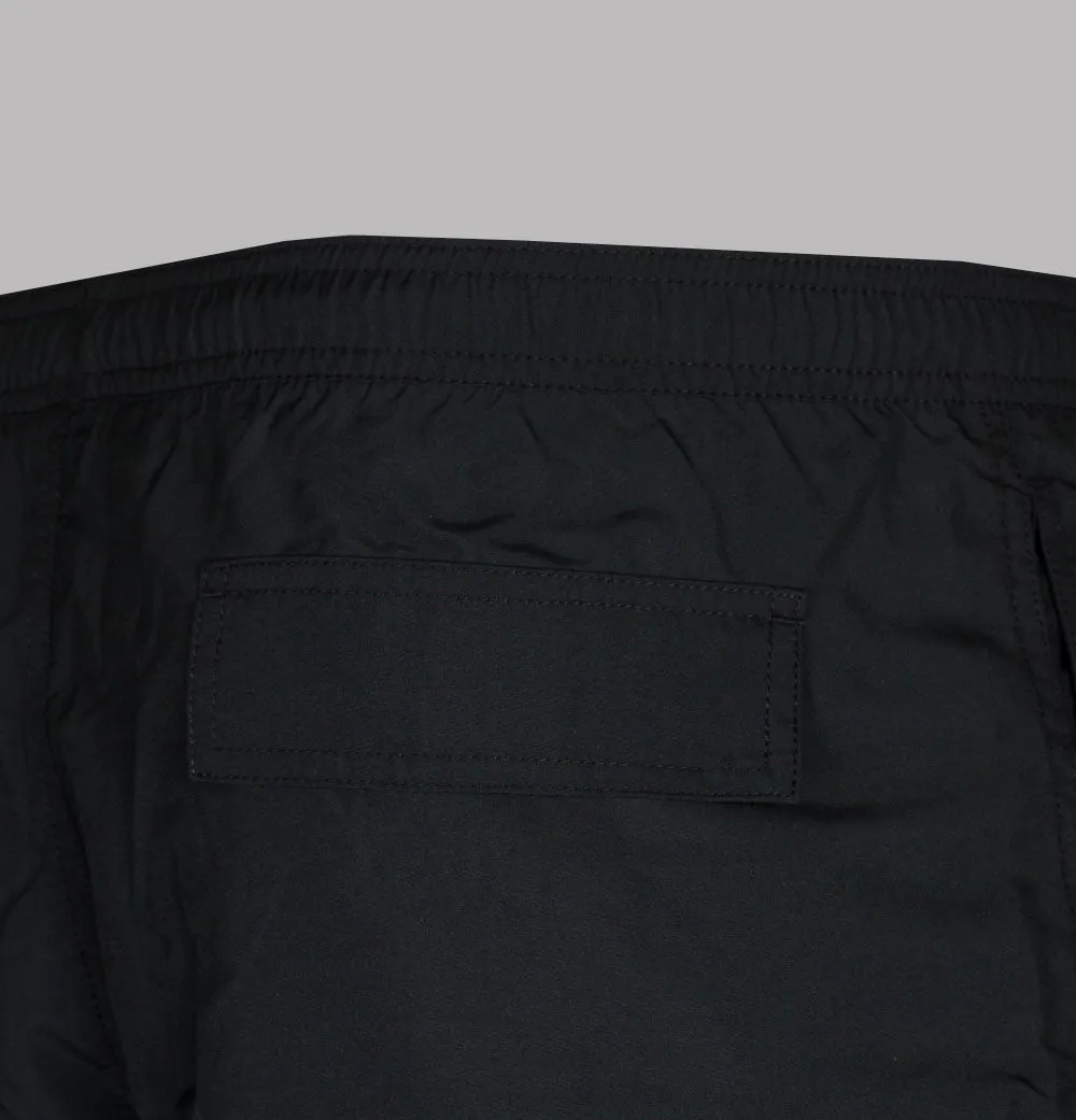Emporio Armani Side Panel Logo Swim Shorts Black