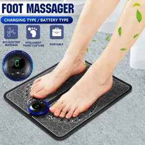 EMS Foot Massager Mat Electric USB Charging Smart Display Tens Acupuncture Feet Cushion Blood Circulation Pad Health Care Home EMS Foot Massager Mat Electric USB Charging Smart Display Tens Acupuncture Feet Cushion Blood Circulation Pad Health Care Home