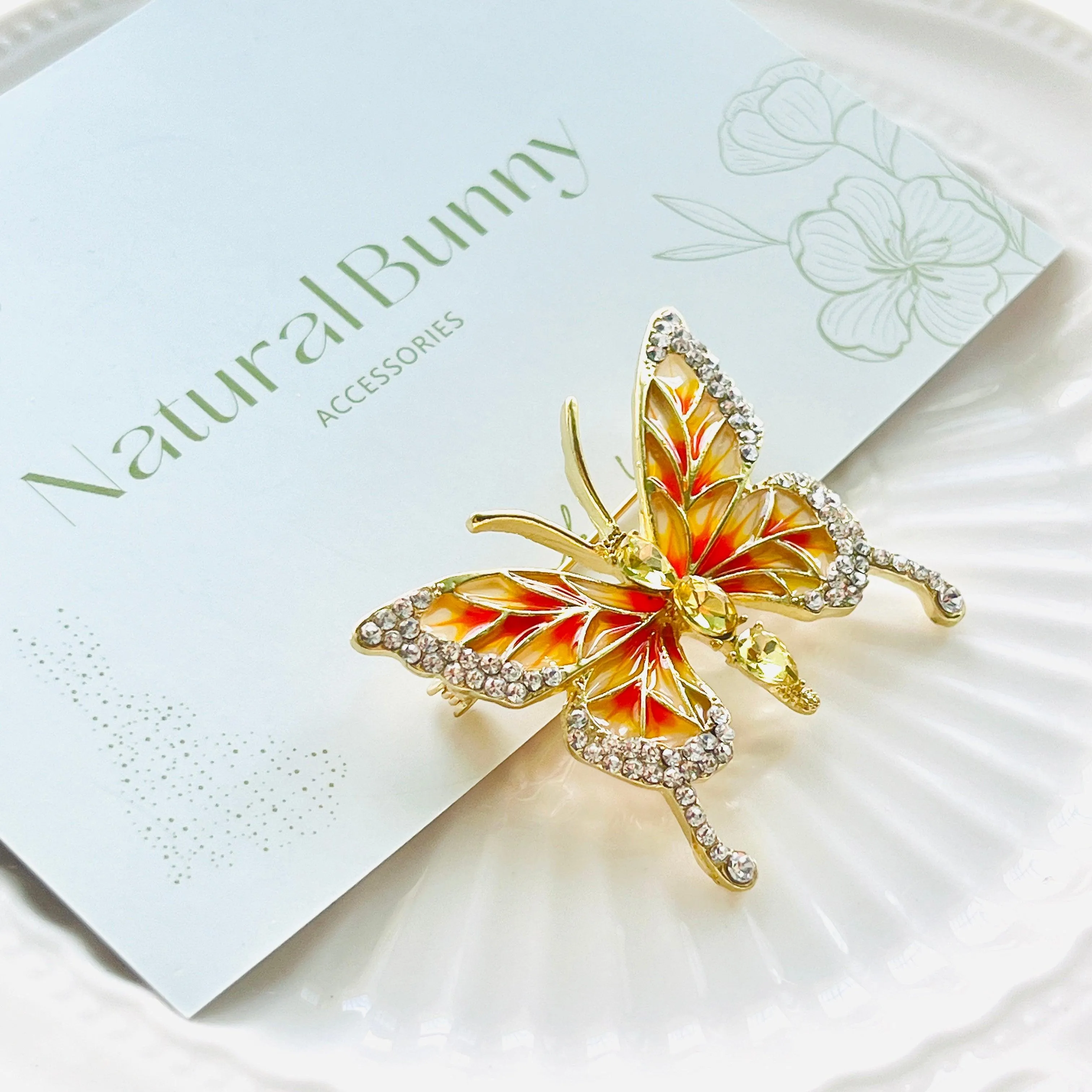 Exquisite Butterfly Brooch