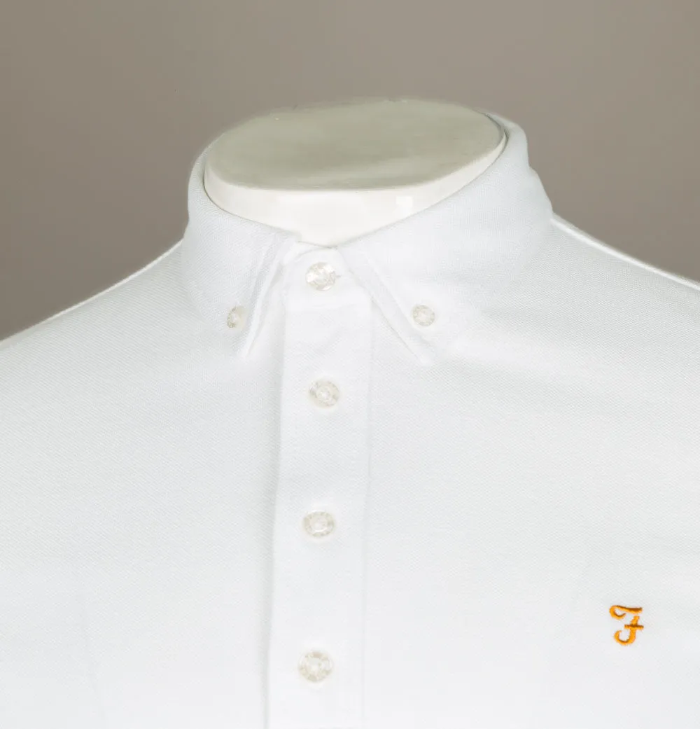 Farah Ricky SS Polo Shirt White