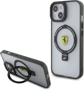 Ferrari Hardcase for iphone 15 6.1" with MagSafe & Ring Stand Transparent - FEHMP15SUSCAH Ferrari Hardcase for iphone 15 6.1" with MagSafe & Ring Stand Transparent - FEHMP15SUSCAH