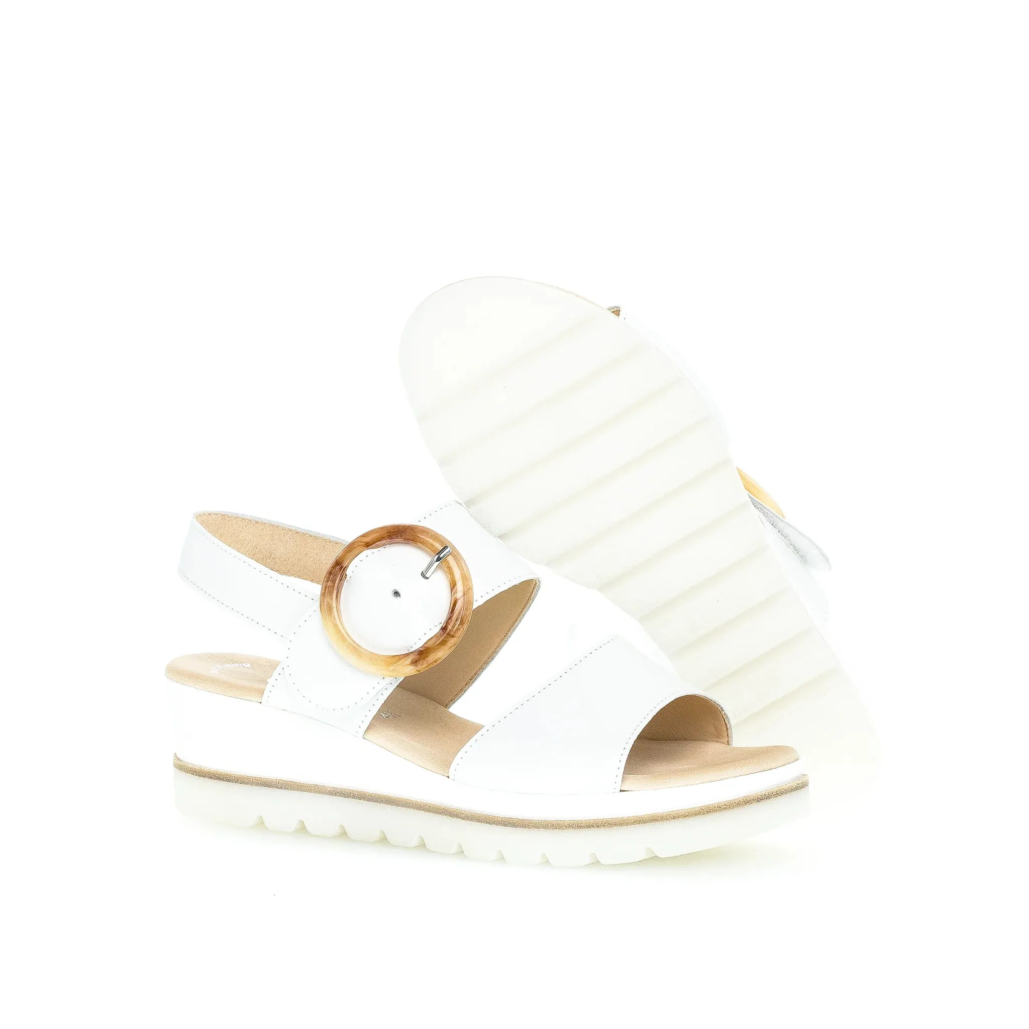 GABOR 24645 PLATFORM WEDGE WHITE