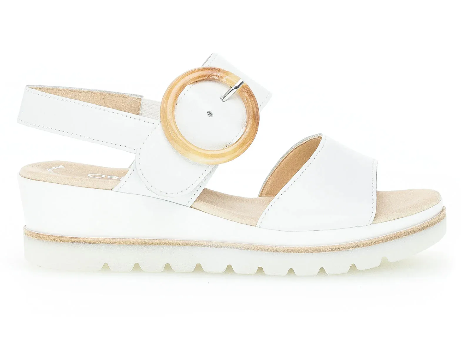 GABOR 24645 PLATFORM WEDGE WHITE