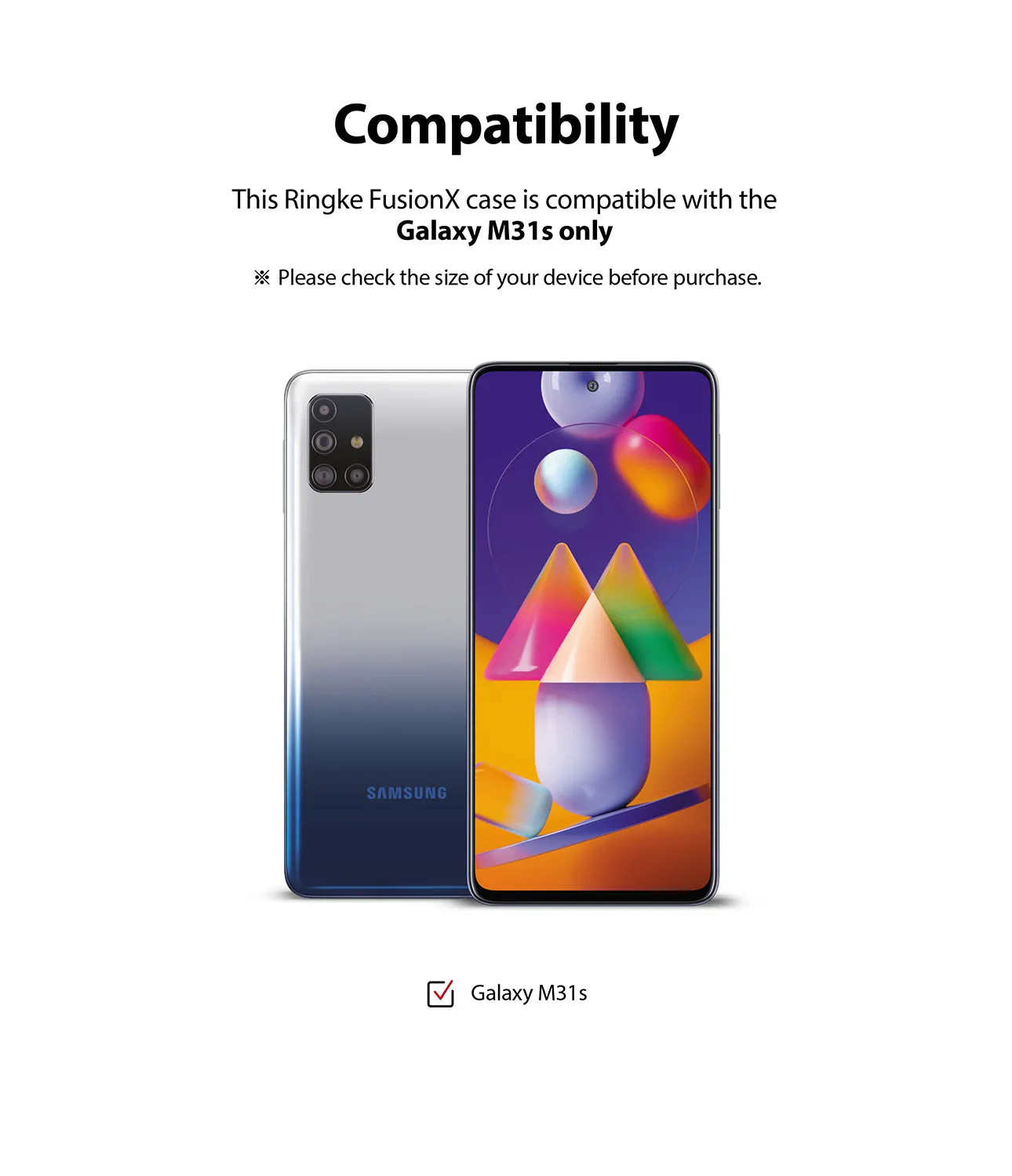 Galaxy M31s Case | Fusion-X