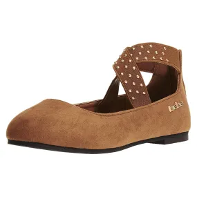 Girls Flats Round Toe with Studs on Elastic Ankle Straps Slip-On Shoes Flexible Microsuede Summer Dress Mary Jane Sandals Girls Flats Round Toe with Studs on Elastic Ankle Straps Slip-On Shoes Flexible Microsuede Summer Dress Mary Jane Sandals