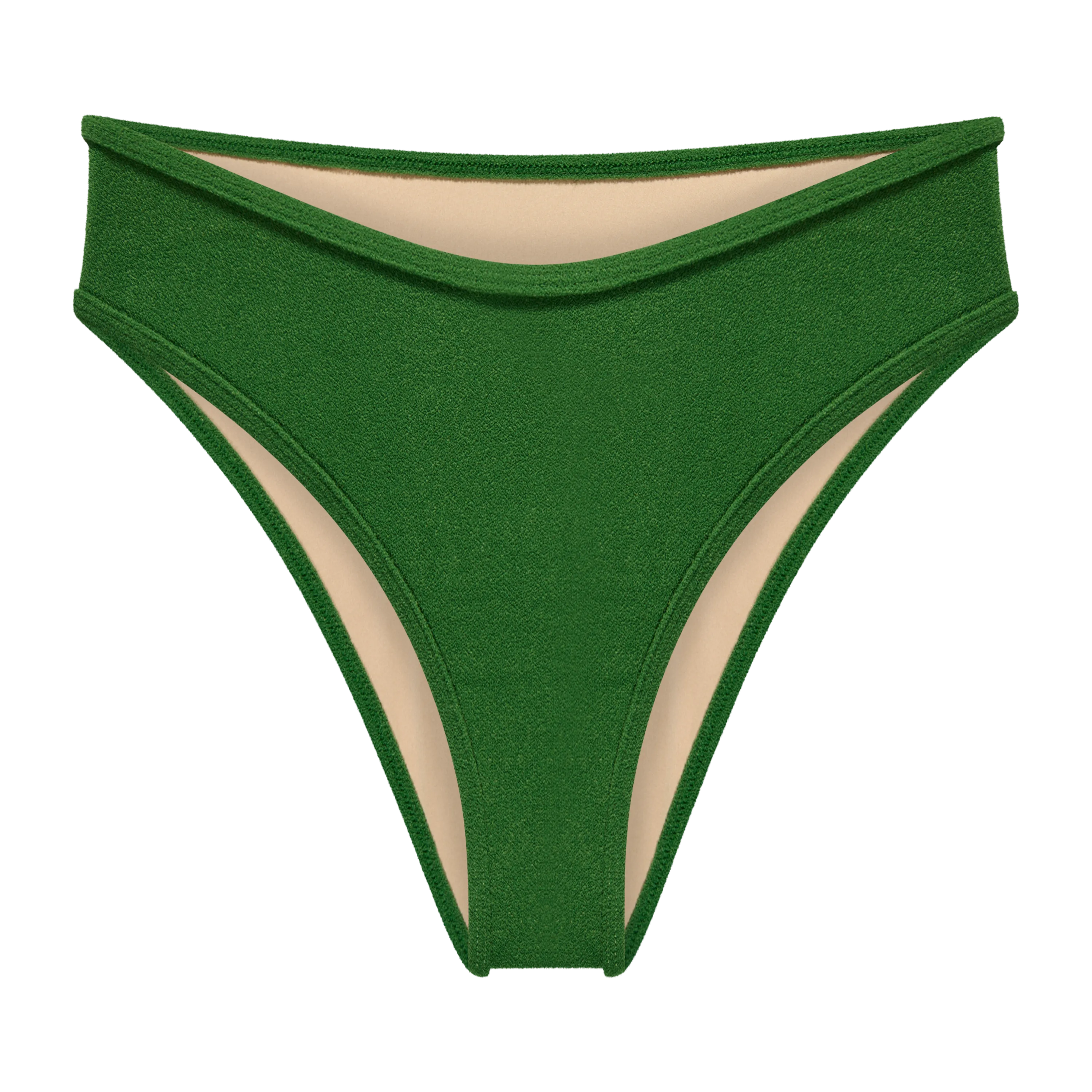 GREEN TERRY BIKINI BOTTOM "CALIMA"
