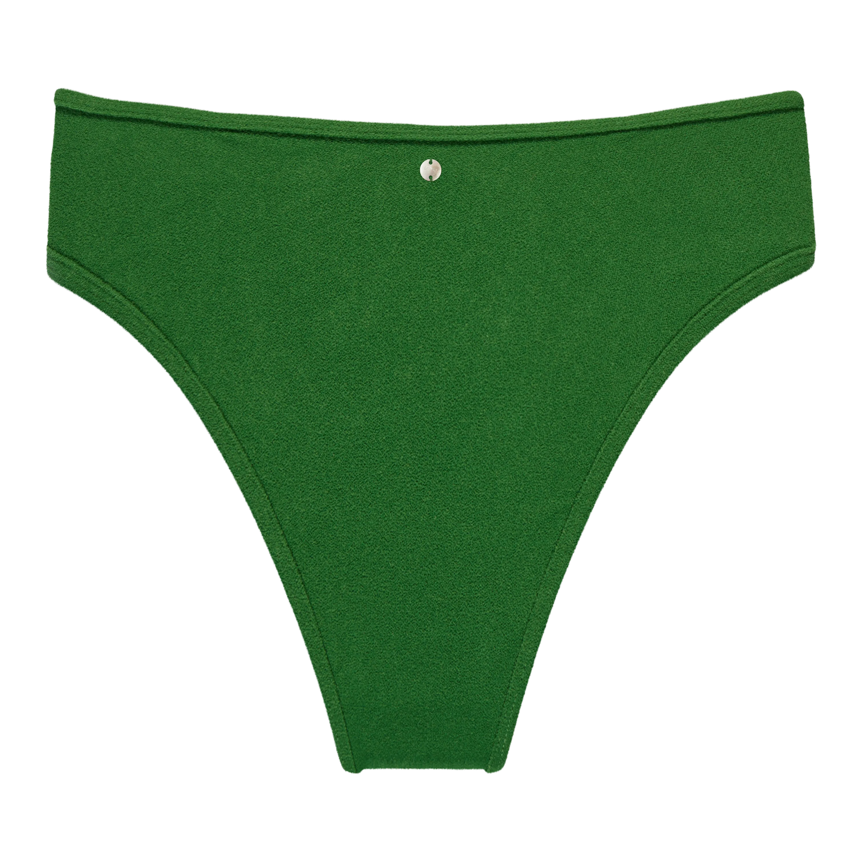 GREEN TERRY BIKINI BOTTOM "CALIMA"