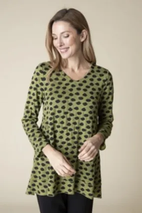 Habitat, 37225 Pleat Back Tunic, Pear Habitat, 37225 Pleat Back Tunic, Pear