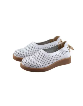 Handmade Soft Leather Retro Flat Shoes Handmade Soft Leather Retro Flat Shoes