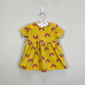 Hanna Andersson Girls Yellow Rainbow Dress 75 cm (12-18 Months) Hanna Andersson Girls Yellow Rainbow Dress 75 cm (12-18 Months)