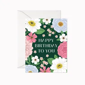Happy Birthday To You Card Happy Birthday To You Card
