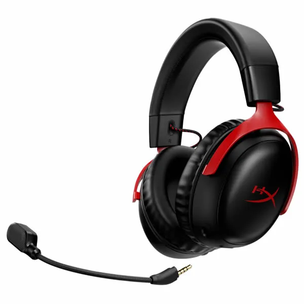 HyperX Cloud III Wireless Gaming Headset -  Black/Red