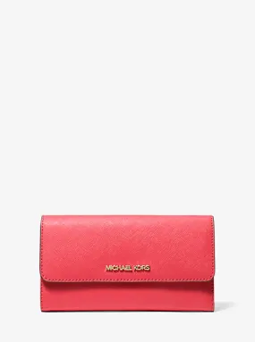 Jet Set Travel Crossgrain Leather Tri-Fold Wallet Jet Set Travel Crossgrain Leather Tri-Fold Wallet