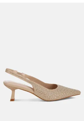 Julep Rhinestone Slingback Sandals Julep Rhinestone Slingback Sandals