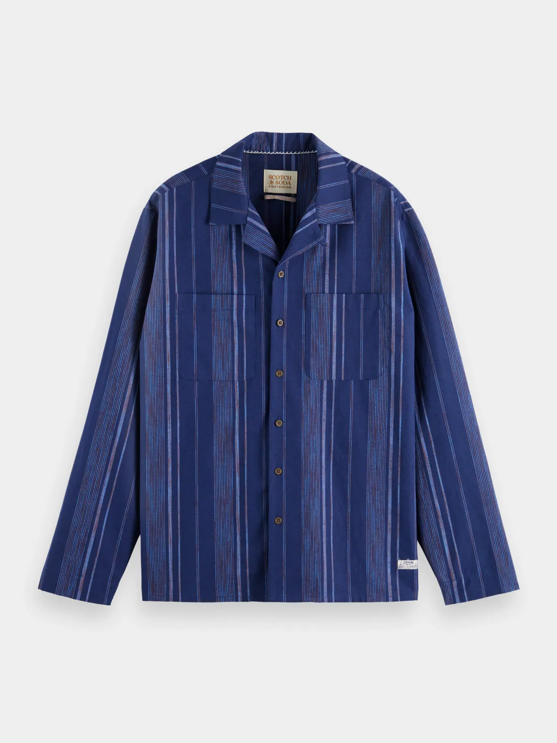 Loose-fit striped shirt