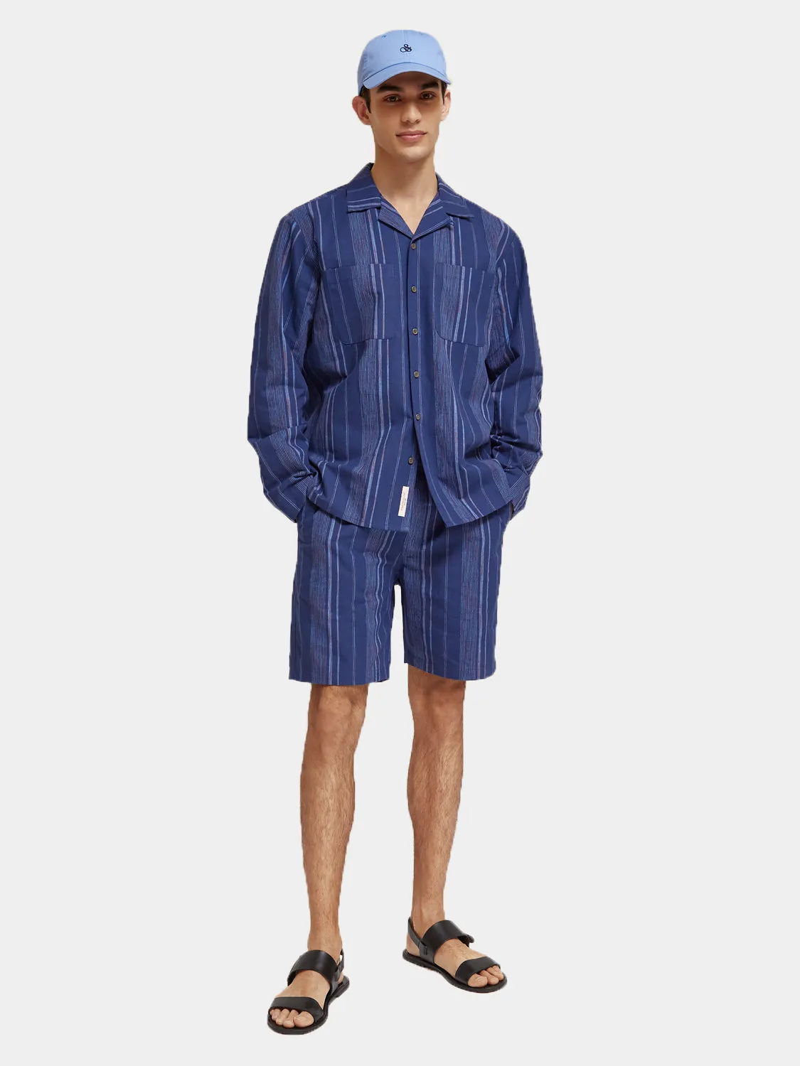 Loose-fit striped shirt