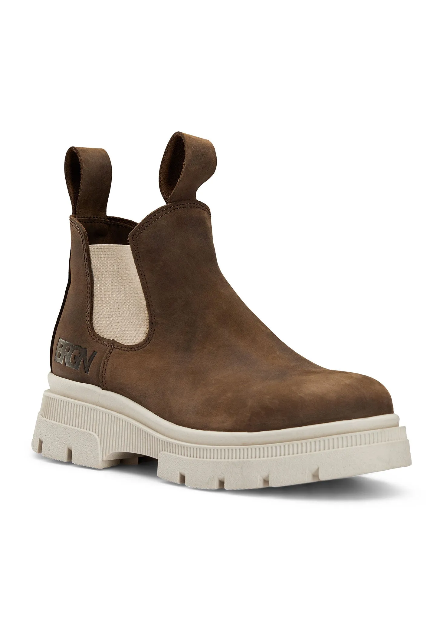 Low Chelsea Boot - Chocolate Brown / 135 Sand