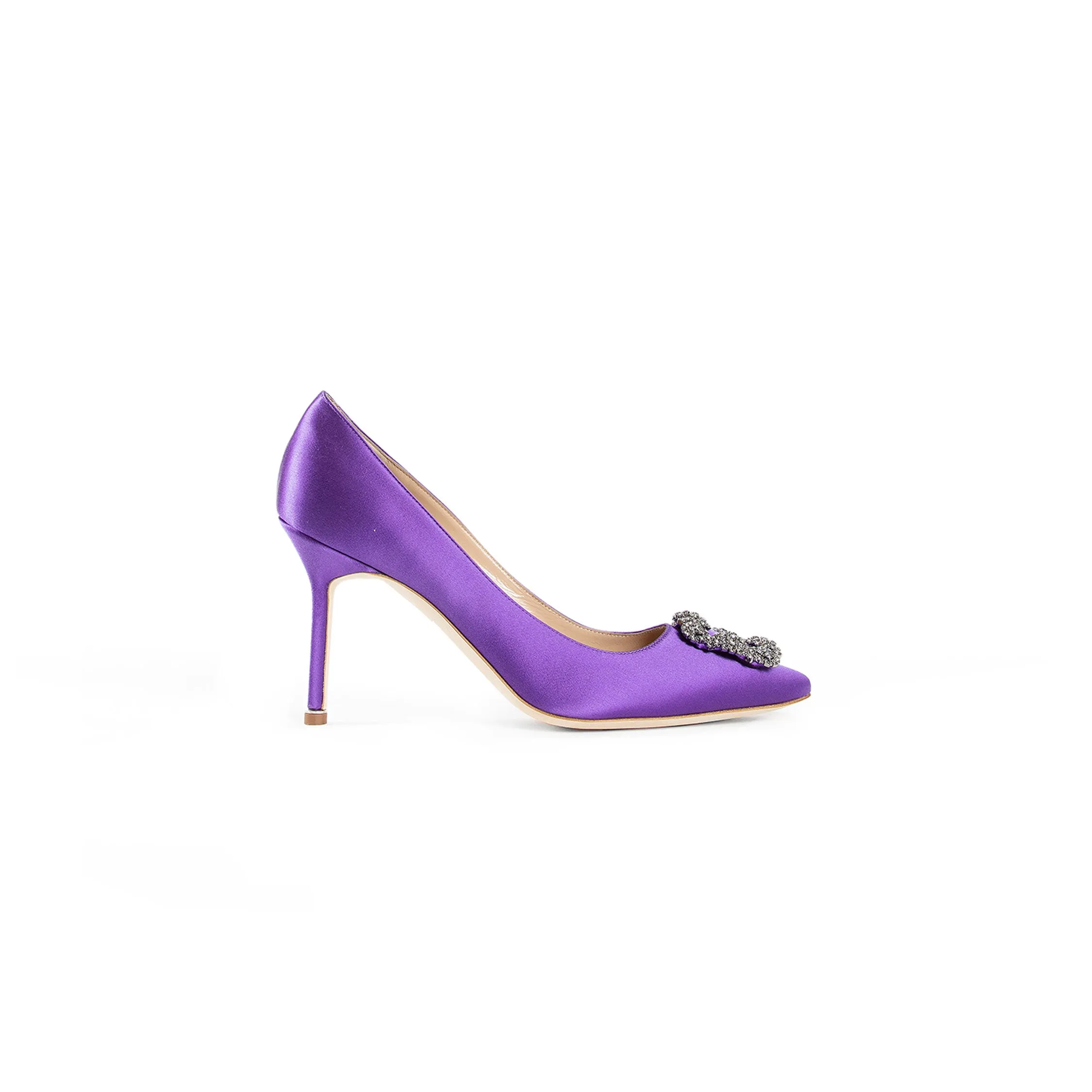 MANOLO BLAHNIK WOMAN PURPLE PUMPS