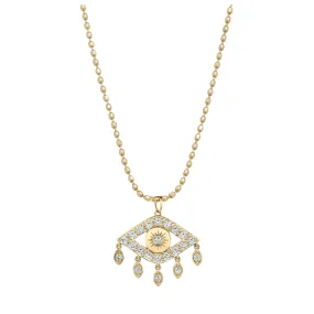 Marquise Drop Evil Eye Necklace Marquise Drop Evil Eye Necklace