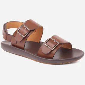 Men "DERKE" Shinny Upper Slip On Sandals Men "DERKE" Shinny Upper Slip On Sandals