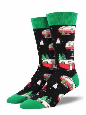 Men's Christmas Campers Graphic Socks Men's Christmas Campers Graphic Socks