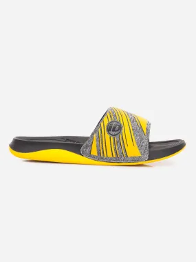 Men's Graphic Print Yellow Slider (ID5206) Men's Graphic Print Yellow Slider (ID5206)