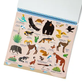 National Parks Reusable Stickers – Park Animals (5 Scenes, 121 Stickers) National Parks Reusable Stickers – Park Animals (5 Scenes, 121 Stickers)