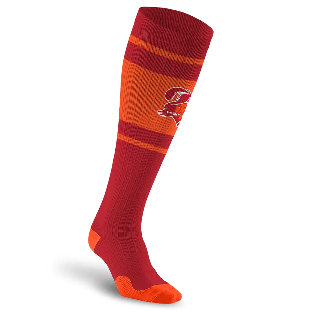 NFL Compression Socks, Tampa Bay Buccaneers- Throwback