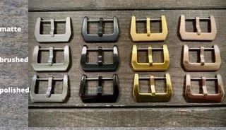 Ostrich leather watch straps/  Cognac color/  handmade to order in Finland