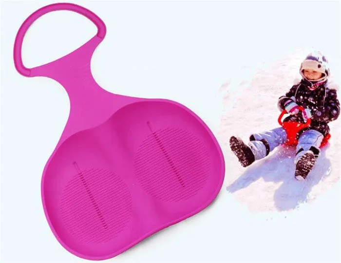 Outdoor Snow Sled for Kids/Adult,Grass Skiing, Sand Board, Winter Toboggan - #FNUKT-03000