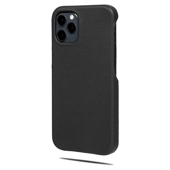 Personalized Signature iPhone 12 Pro Max Black Leather Case